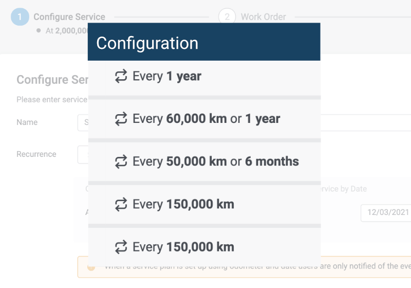 Control dates auto