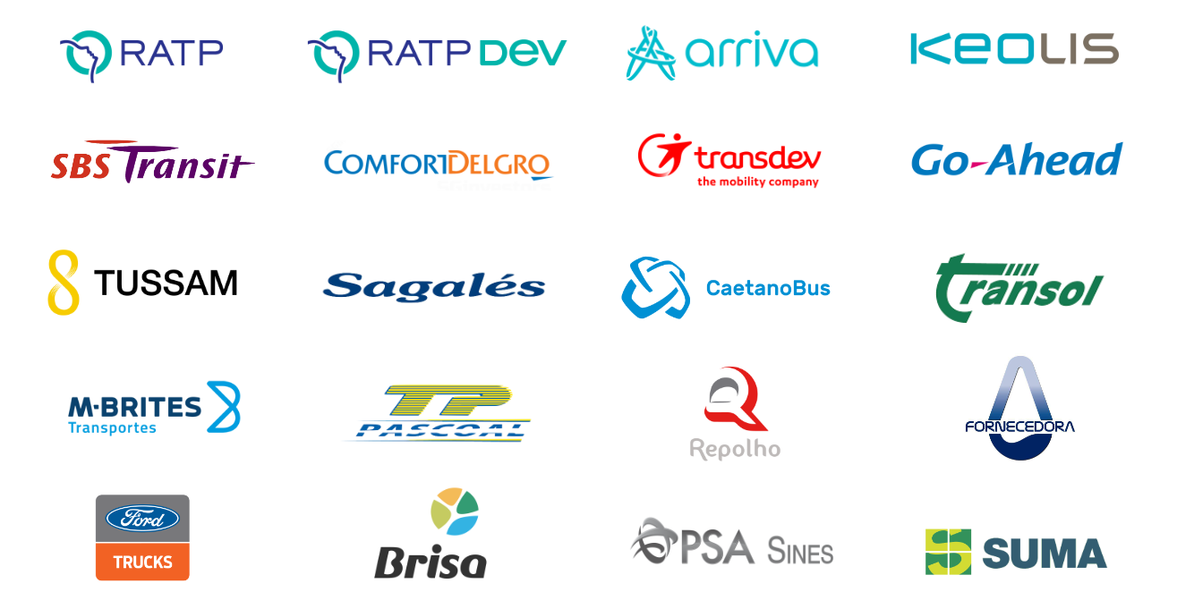 Logos of Stratio's customers