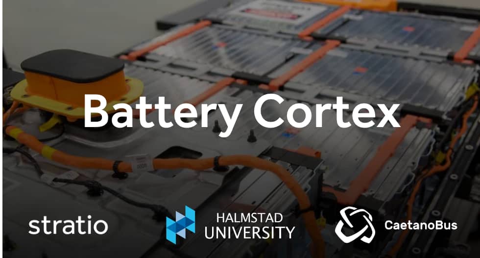 Projeto Battery Cortex da Stratio com a Caetano Bus e Universidade de Halmstad