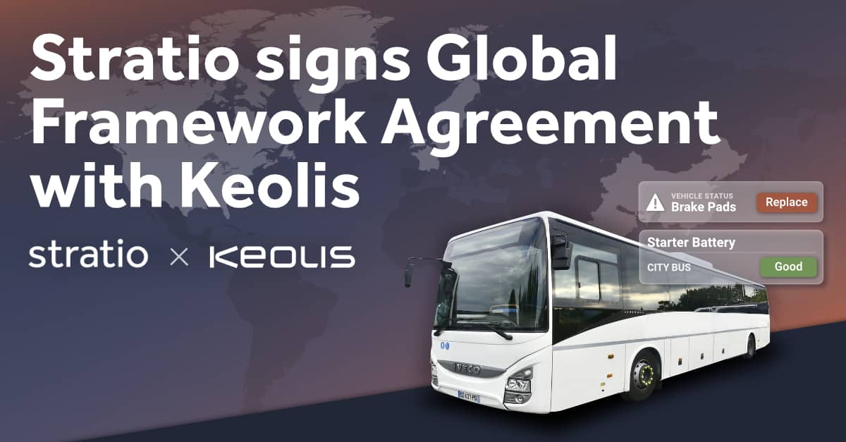 Acuerdo marco global de Stratio con el Grupo Keolis