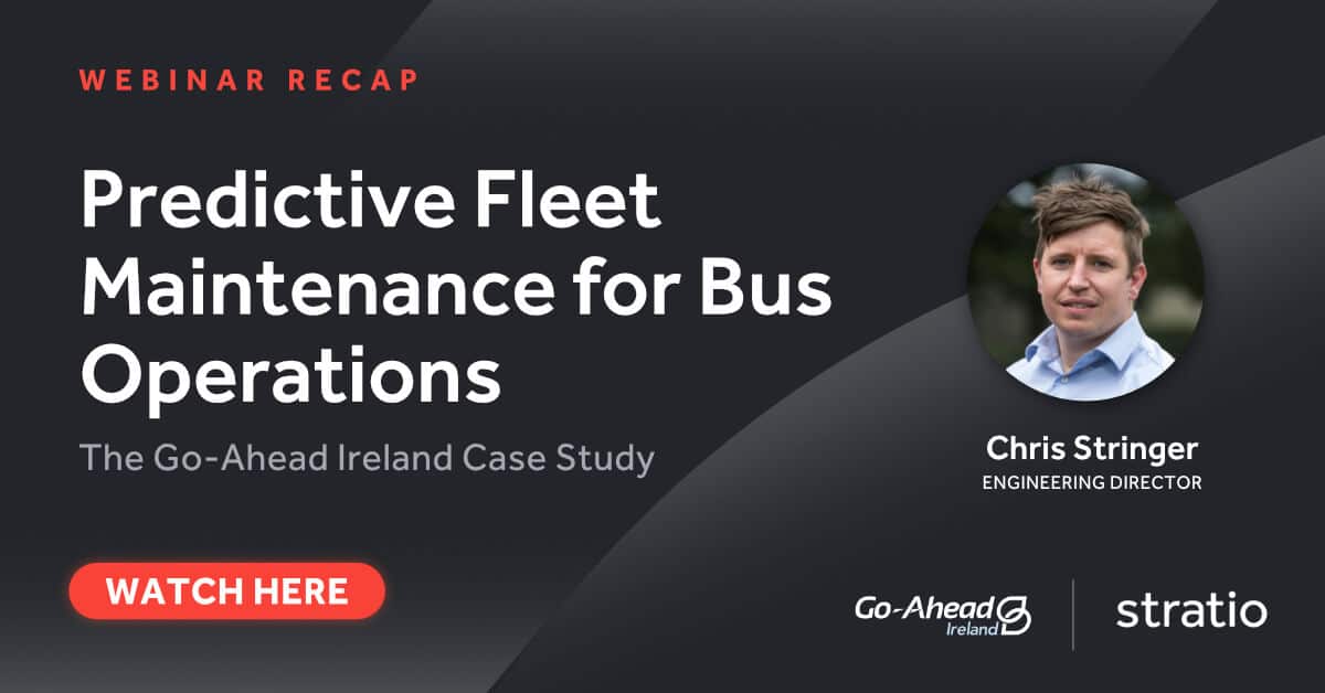 Predictive Fleet Maintenance for Bus Operations webinar